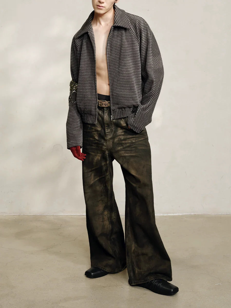 Houndstooth Short Jacket
