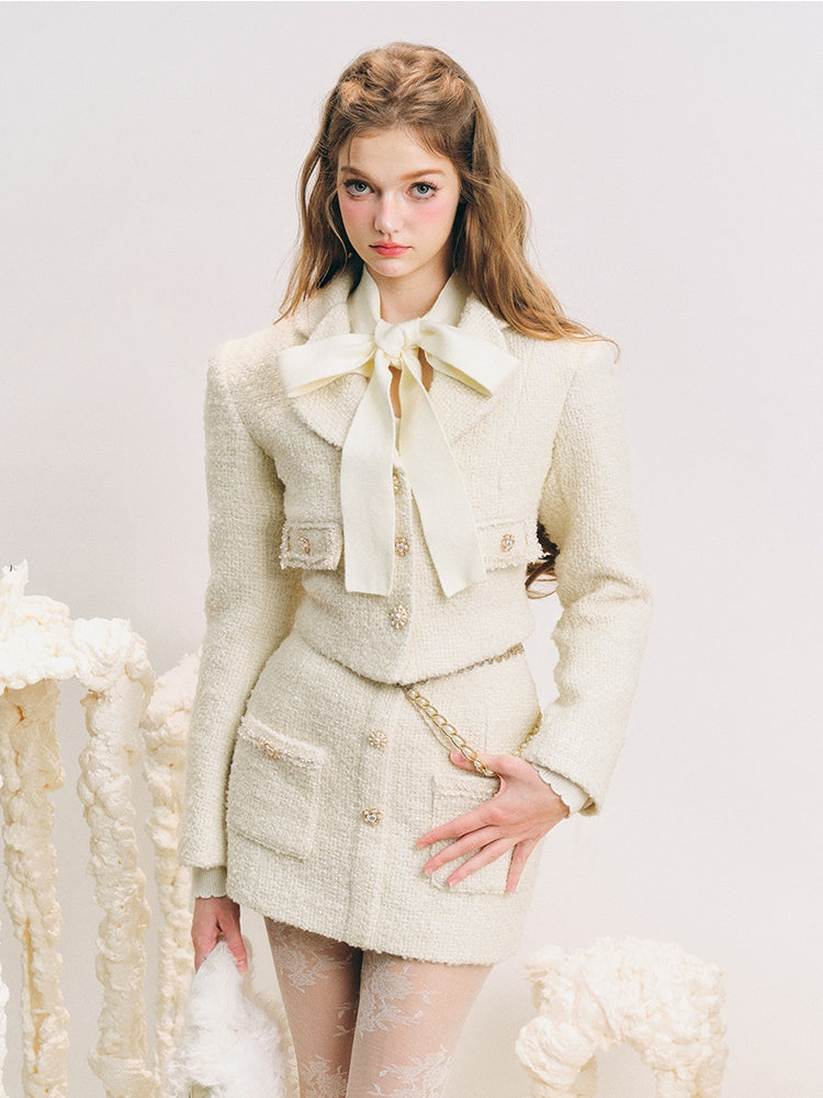 Beige L skirt