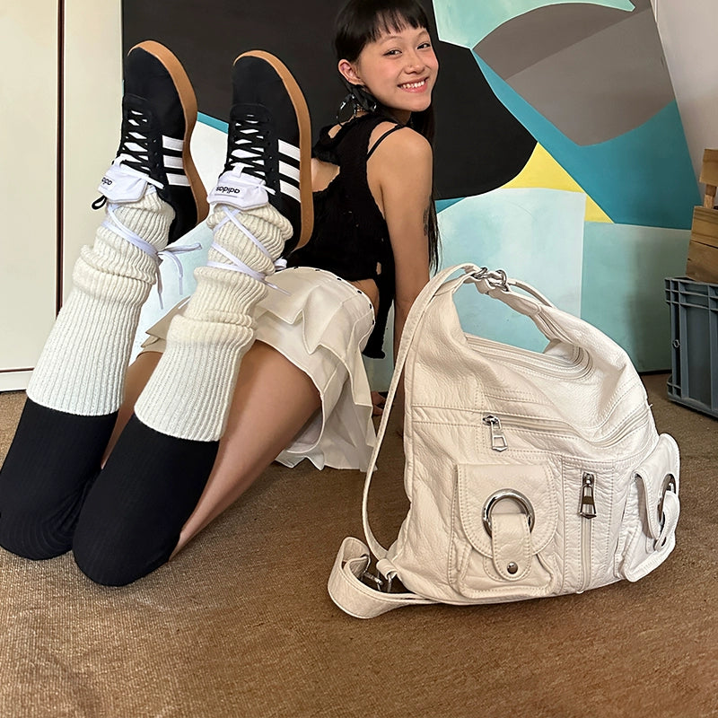 Y2K Sunlight Desired White Tote Bag