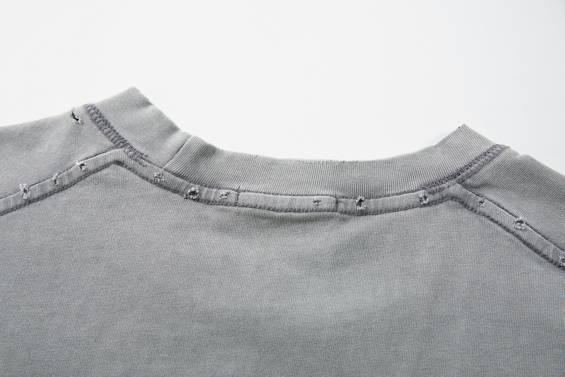 Washed Damage Short Sleeve T-Shirt