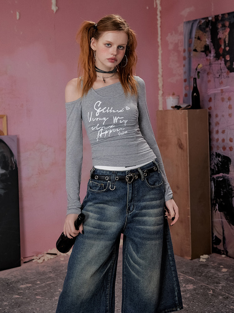 T-shirt à manches longues imprimé Spice Girl