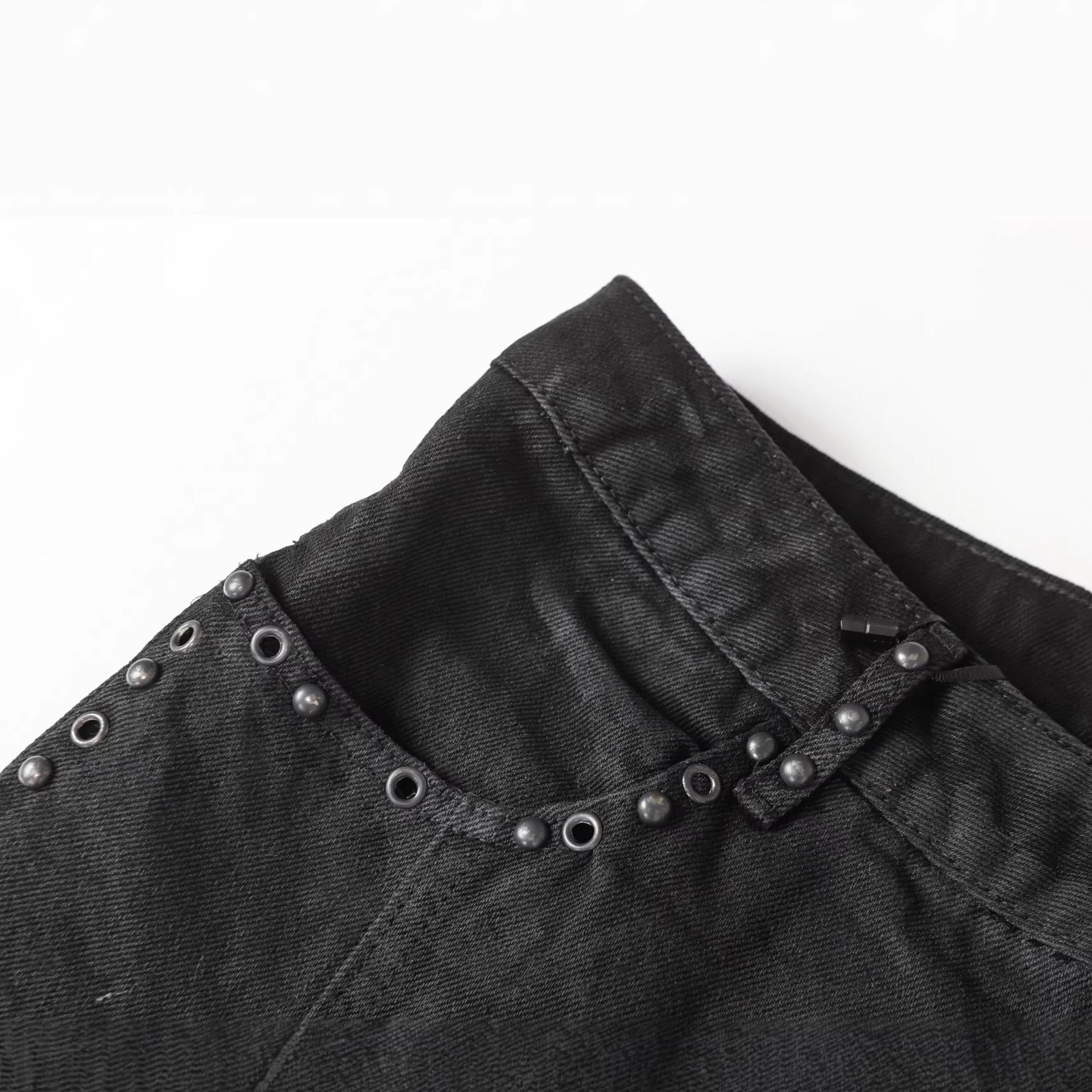 Wash Tapered Full-Length Denim Jeans