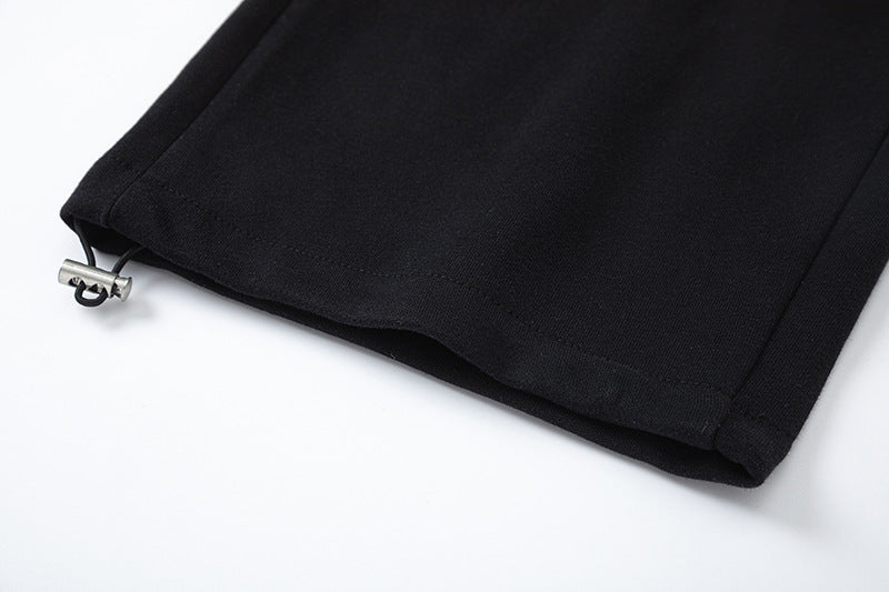 Gradient Drawstring Wide Leg Sweatpants