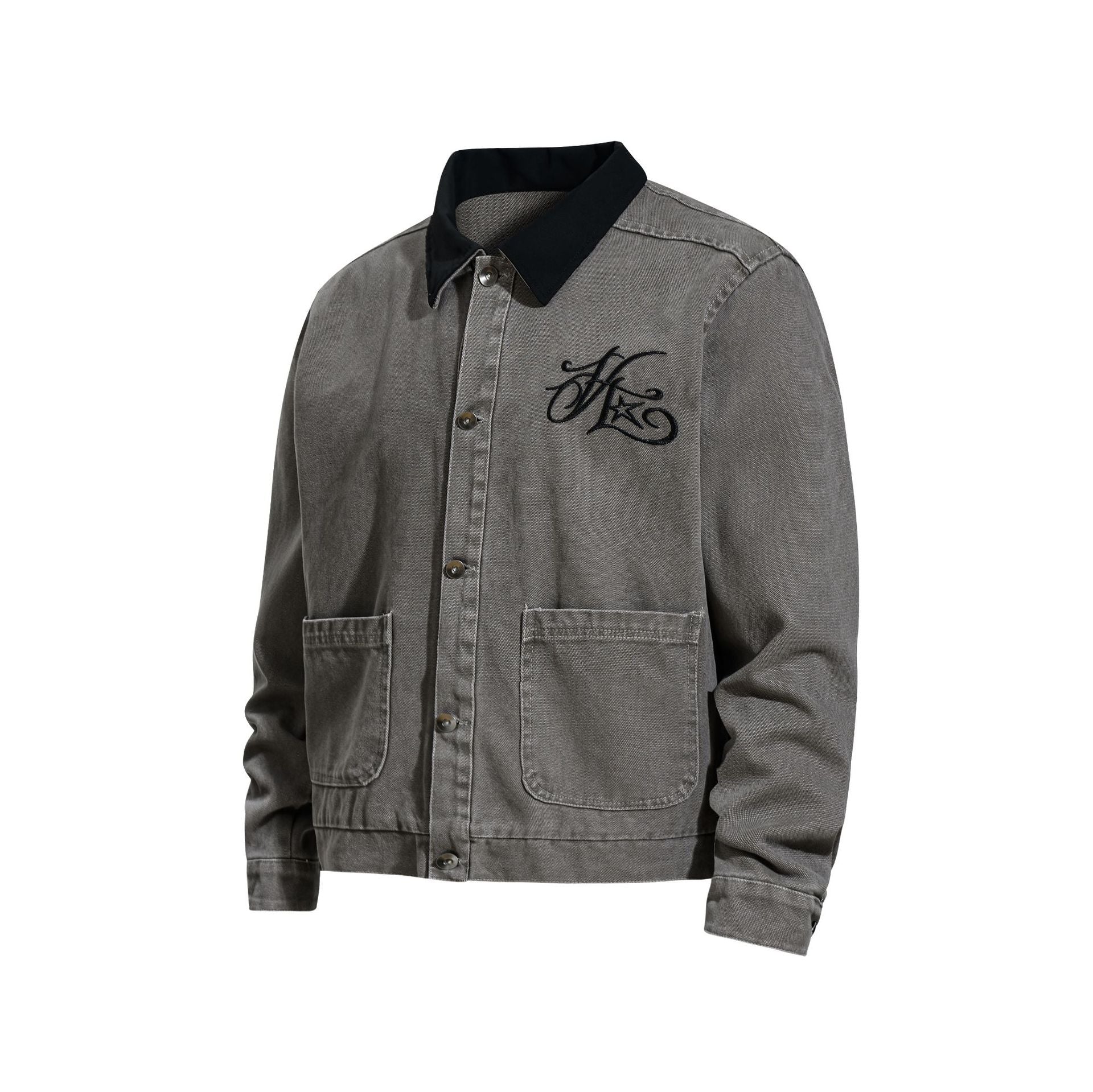 Canvas Embroidery Jacket