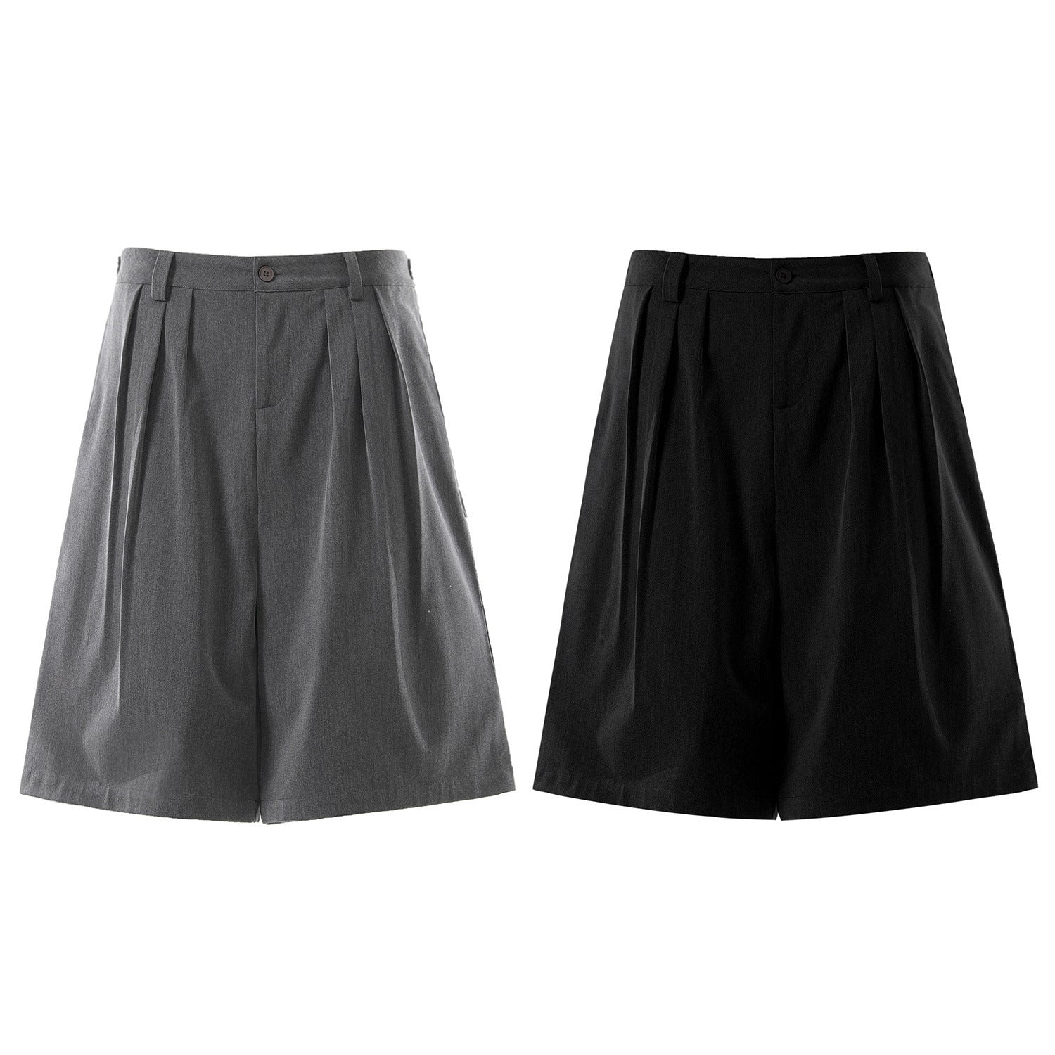 Drape Cropped Half Trousers