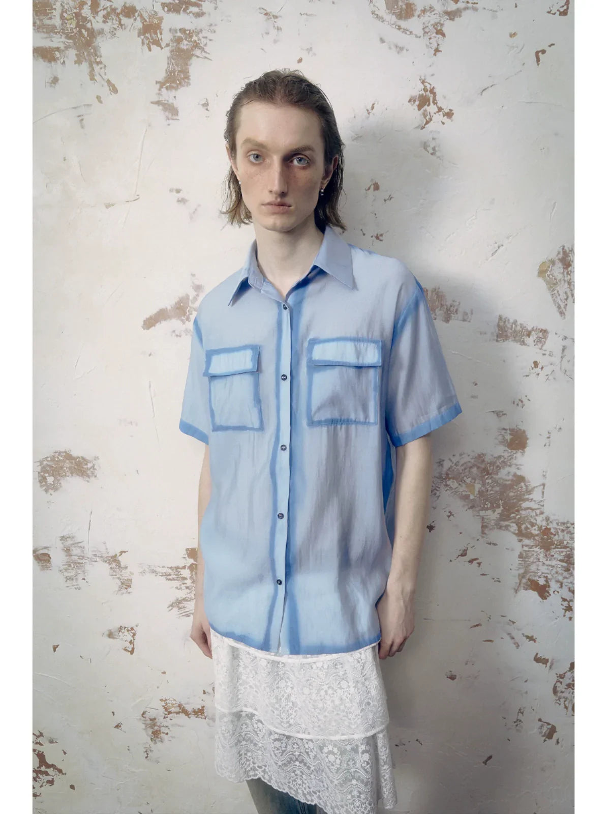 Lightweight Breathable Oversize Short Sleeve Shirt