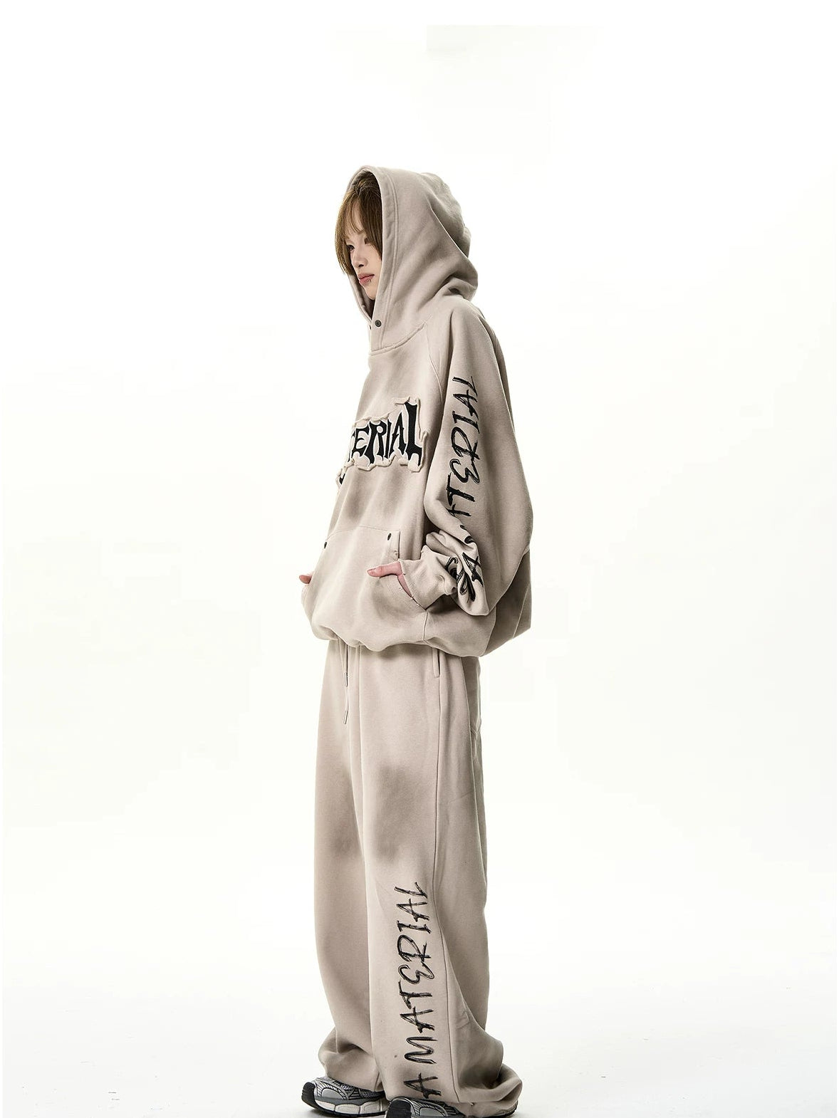 Washed Wide Leg Sweatpants