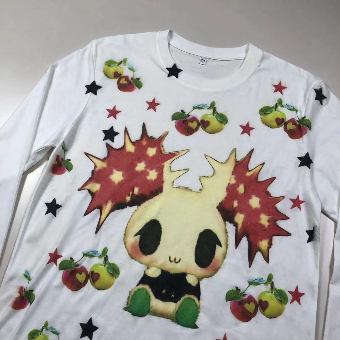Graffiti Print Long Sleeve T-Shirt