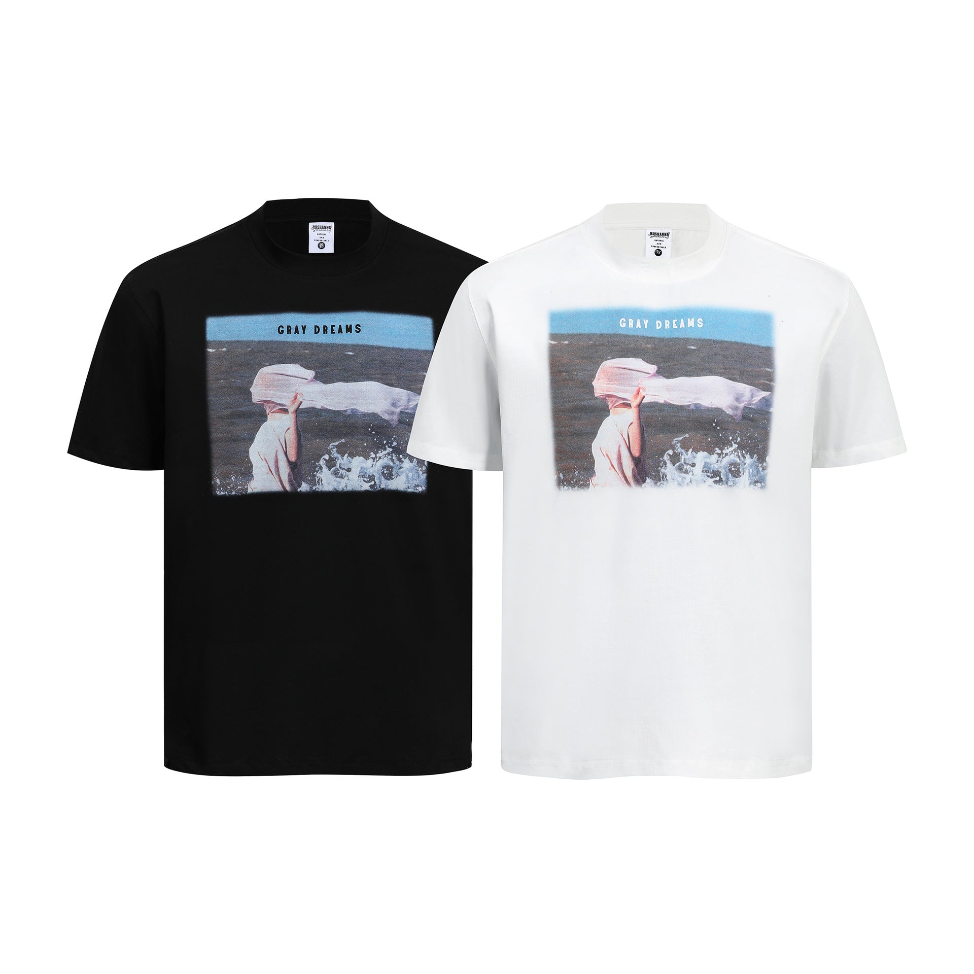 Portrait Graphic Print Short Sleeve T-Shirt