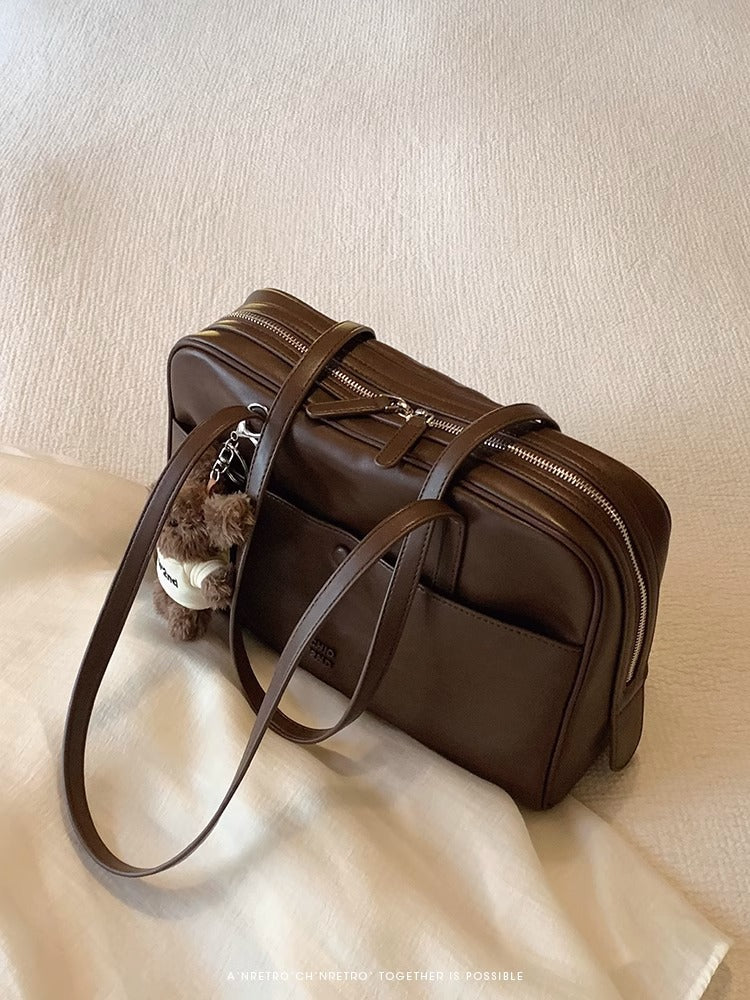 빈티지 통근용 토트백