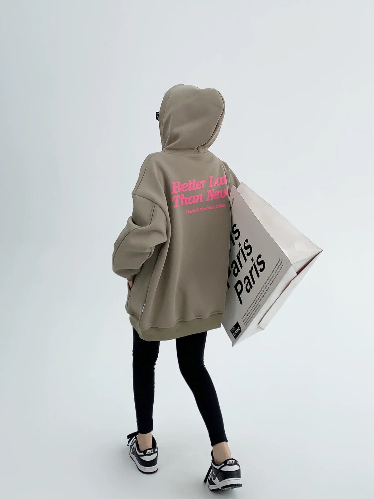 Sudadera con Capucha Oversize Estampada