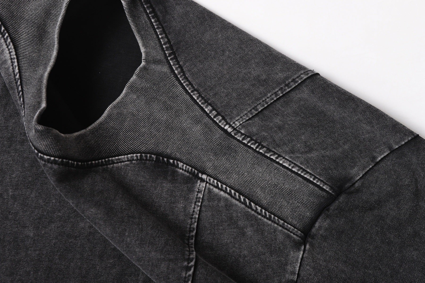 Washed Panel Short Sleeve T-Shirt