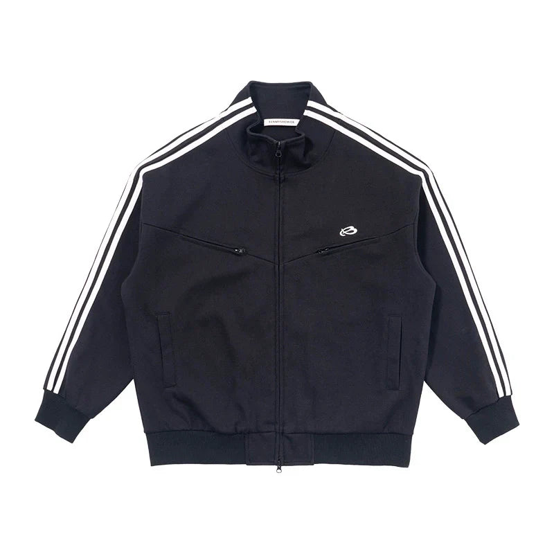 Side Stripes Sporty Truck Jacket