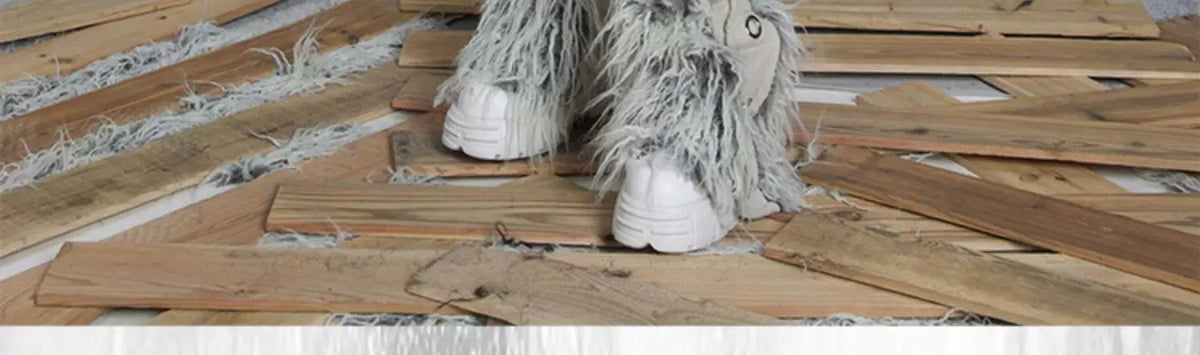 Patchwork Heavy-Duty Punk Short Pants & Leg Cover