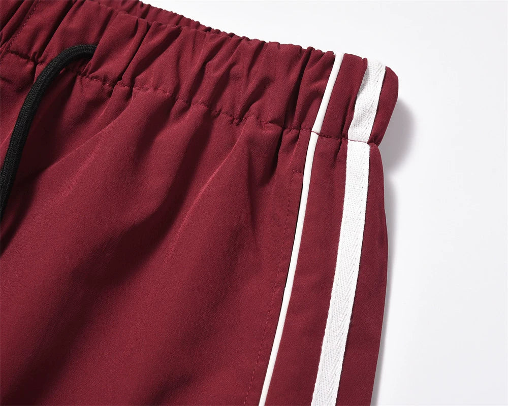 Side Stripe Patchwork Pants