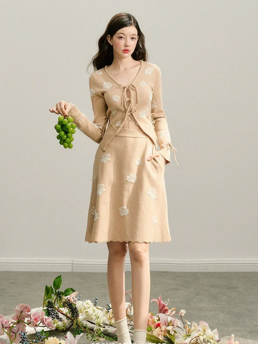 Beige skirt