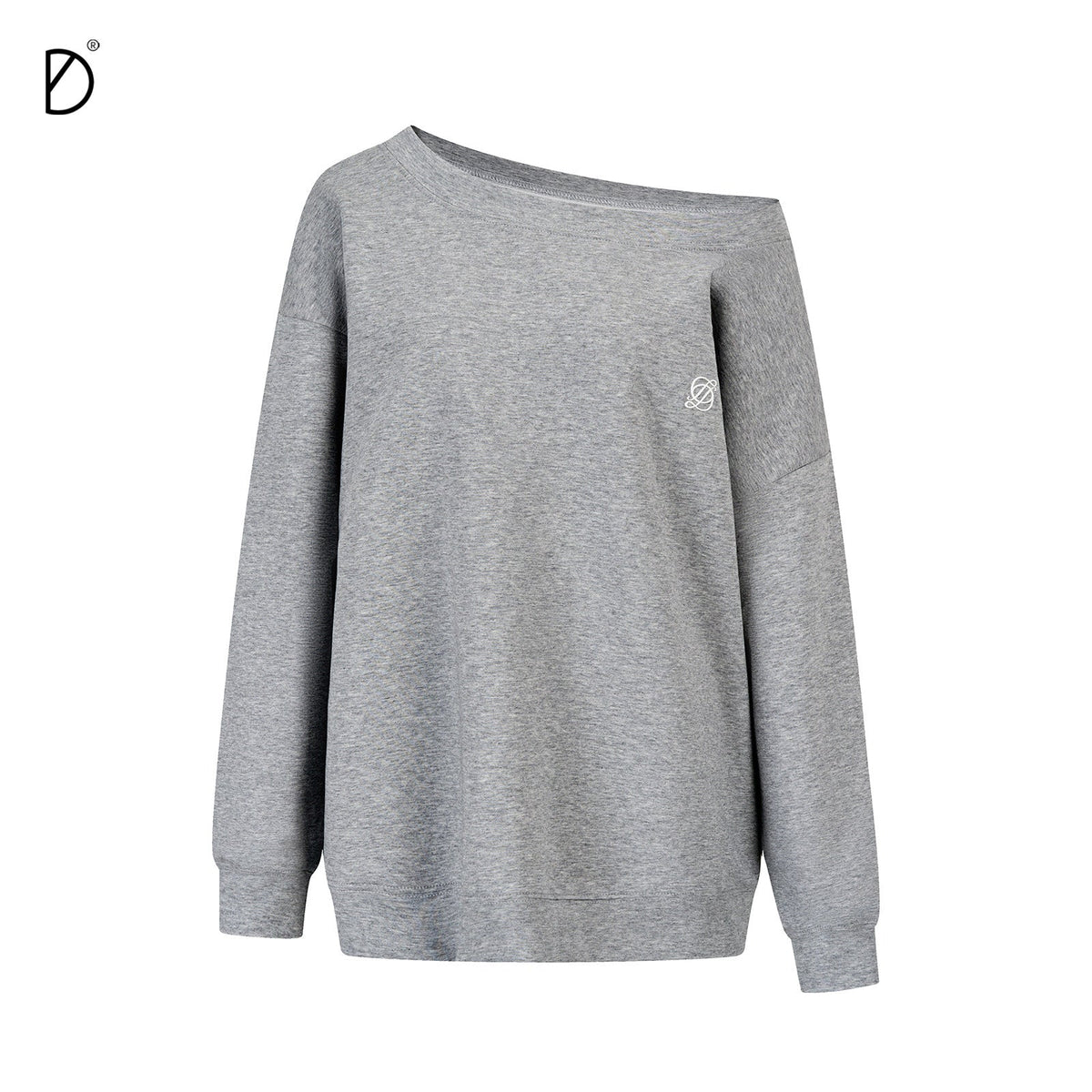 Off-Shoulder Oversize Sweatshirt & Adjustable Hem Sweatpants Setup