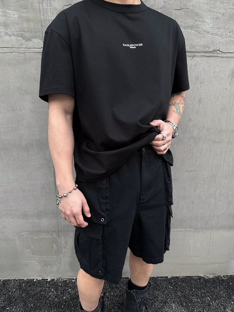 Washed Short Cargo Pants