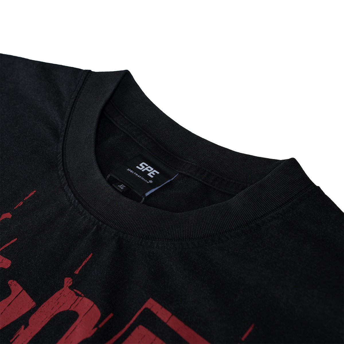 Graphic Print Wash Cotton Short Sleeve T-Shirt