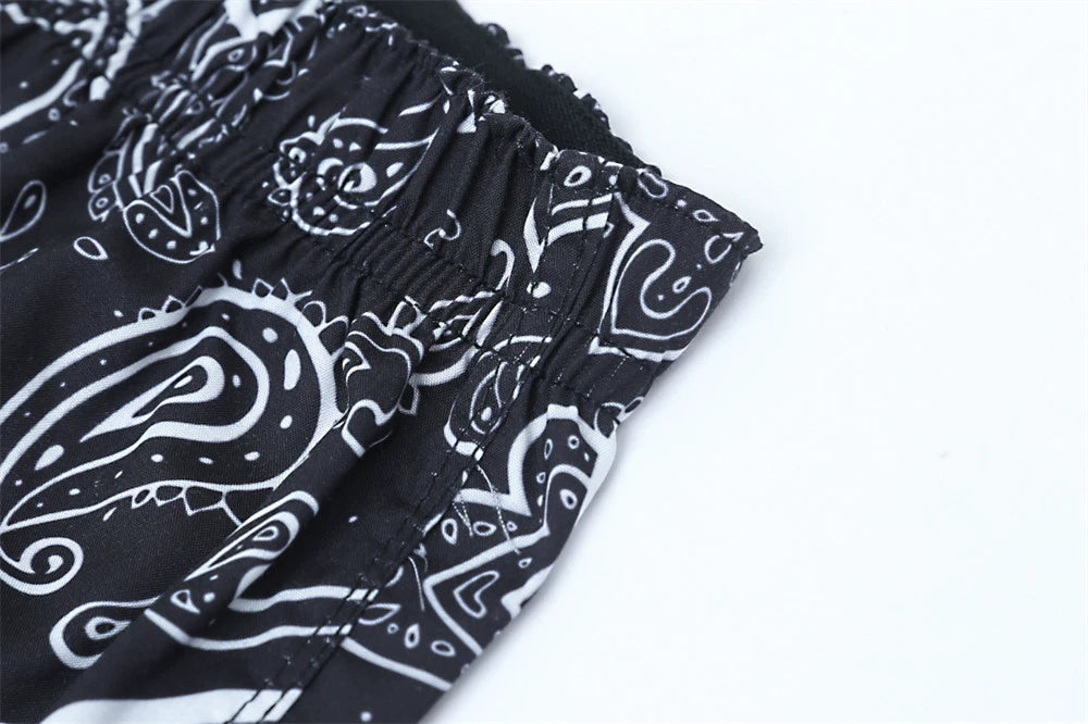 Short à fleurs de cajou