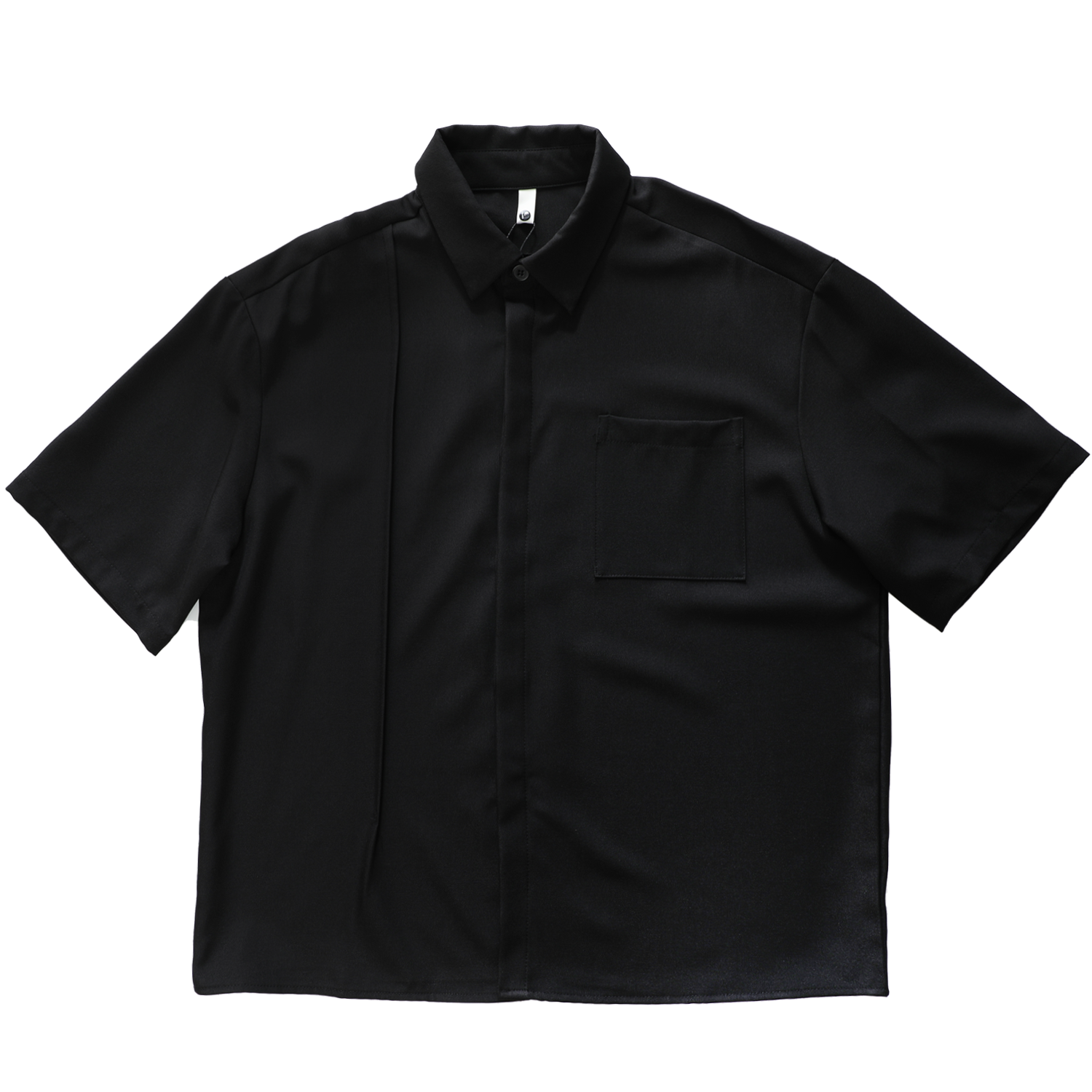 Plain Design Oversize Short Sleeve Shirt