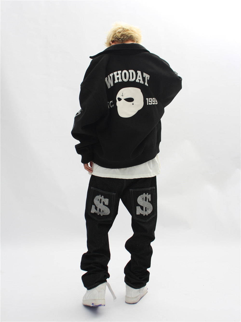 Dollars Printed Denim Jeans