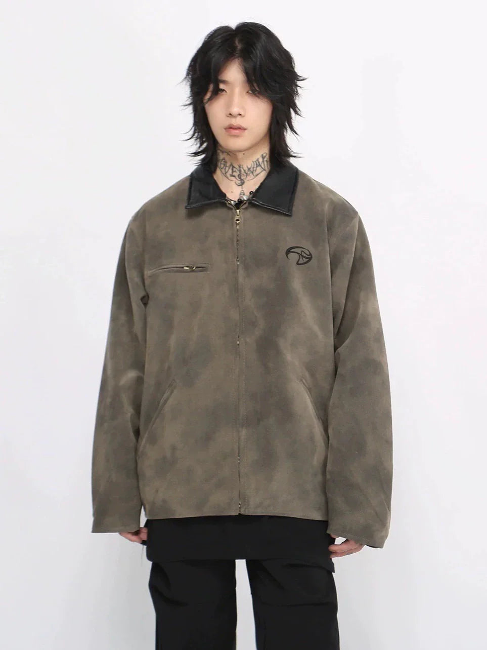 Embroidery Suede Jacket