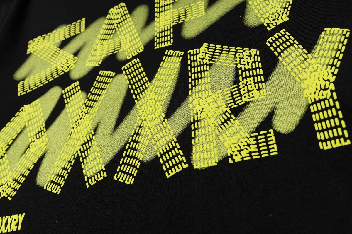 Foam Letter Print Short Sleeve T-Shirt