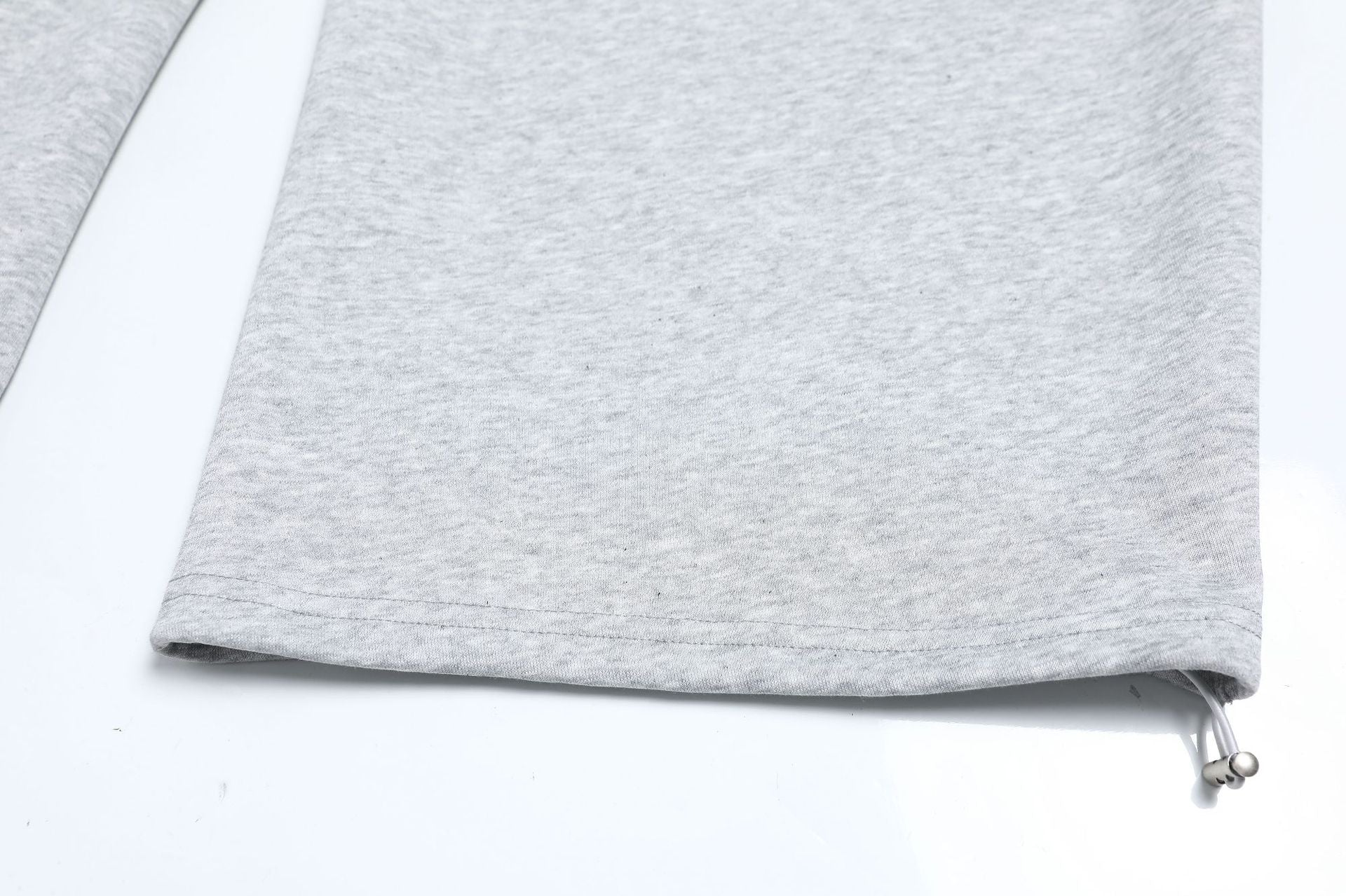 Deconstruction Curved Leg Wide Leg Sweatpants