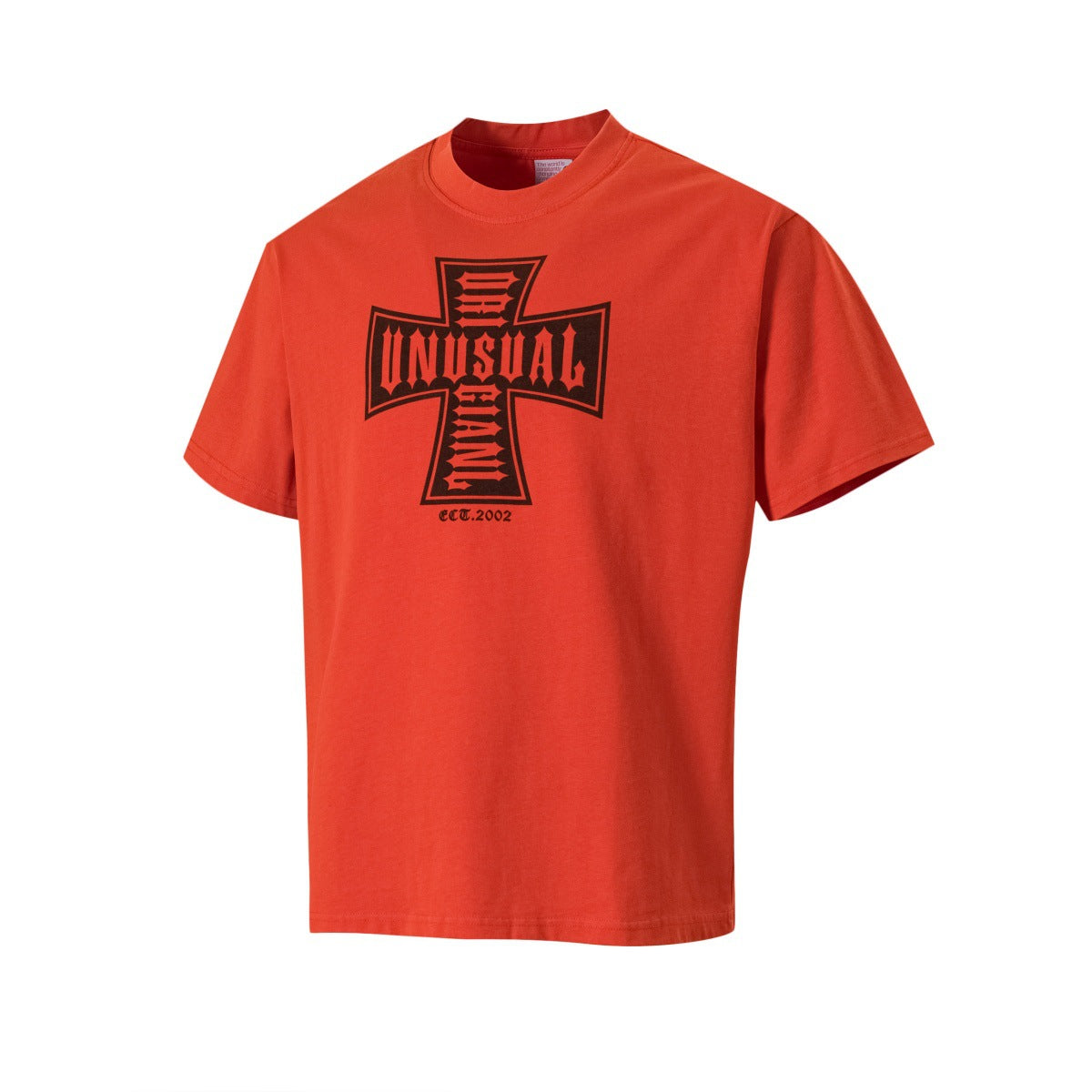 Cross Print Short Sleeve T-Shirt