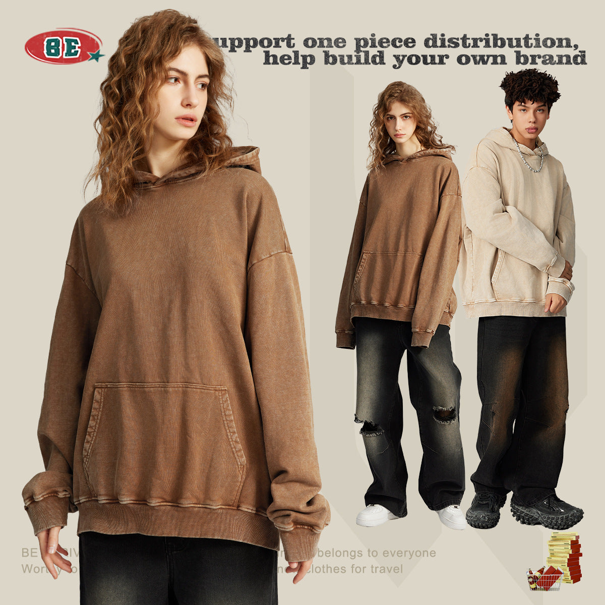 Oversize Washed Hoodie