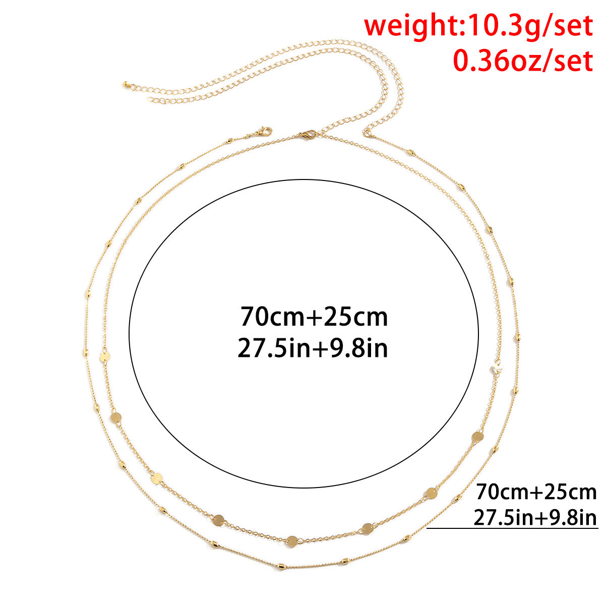 Double-Layer Waist Chain