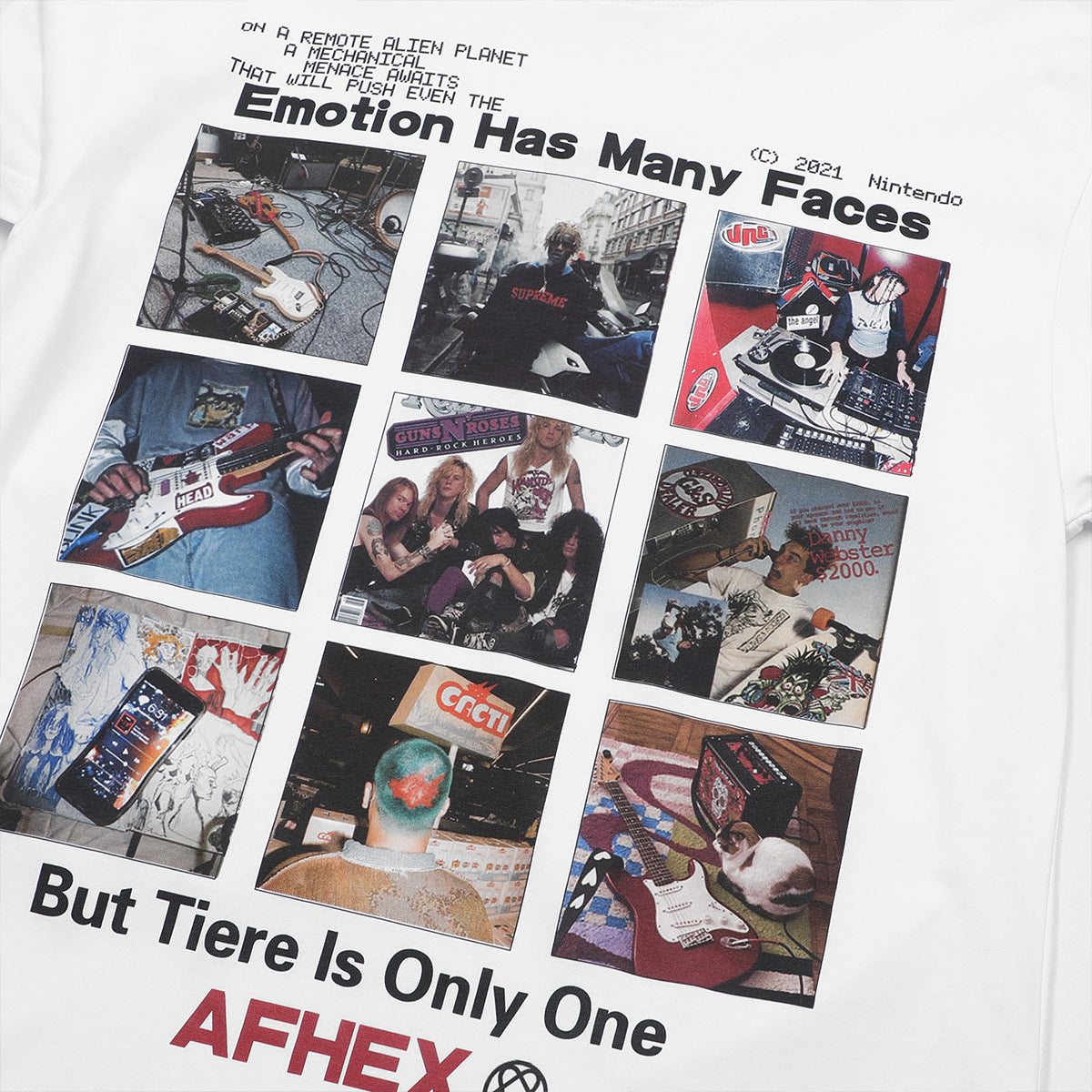 Graphic Print Washed Oversize Short Sleeve T-Shirt