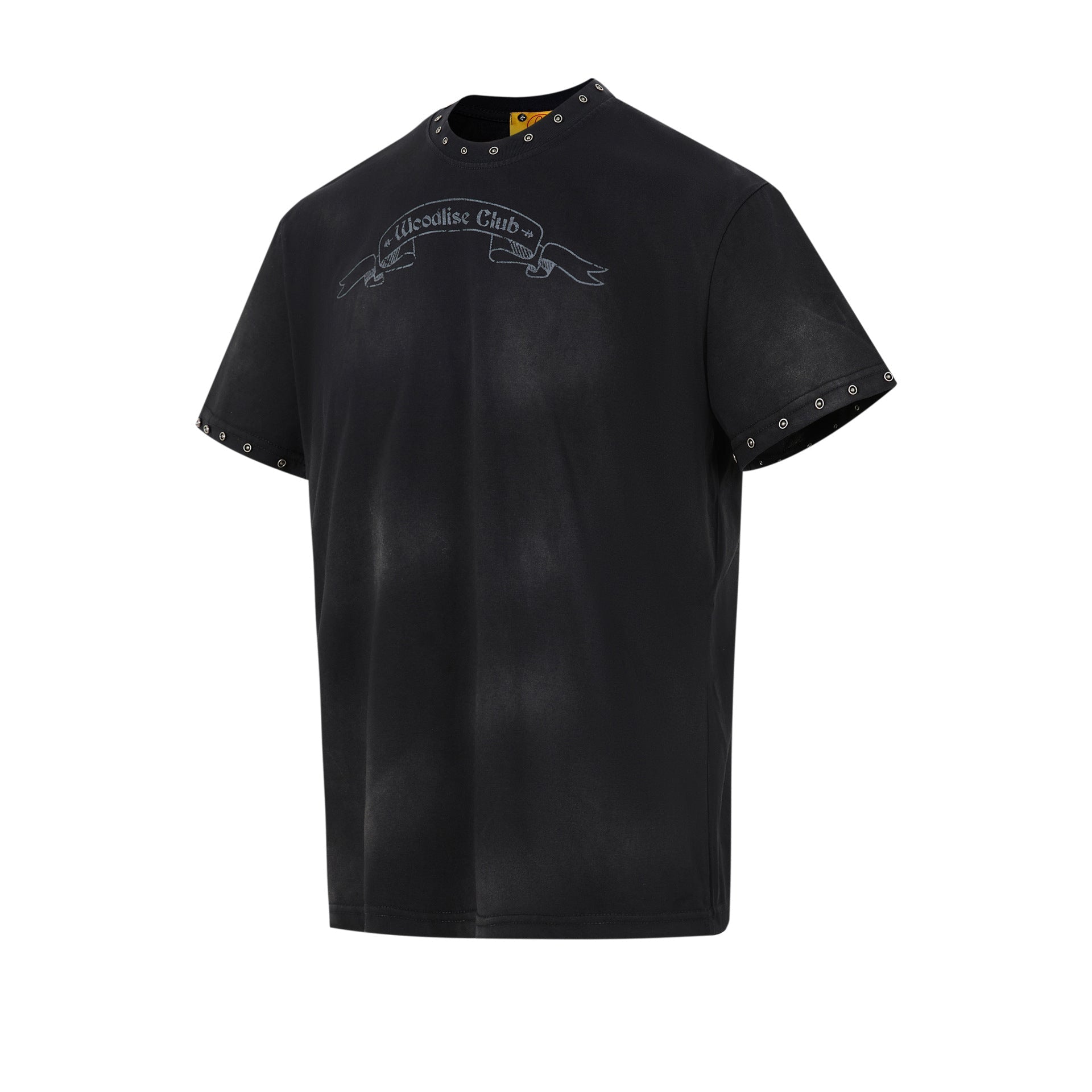 Washed Spray Paint Short Sleeve T-Shirt