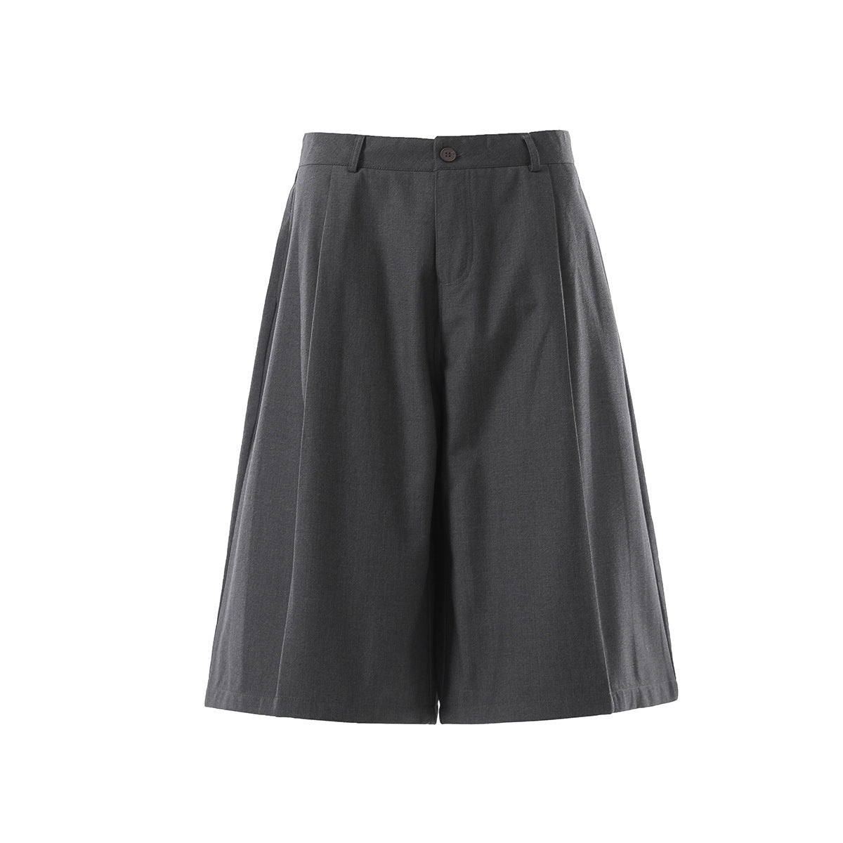 Pleats Cropped Pants