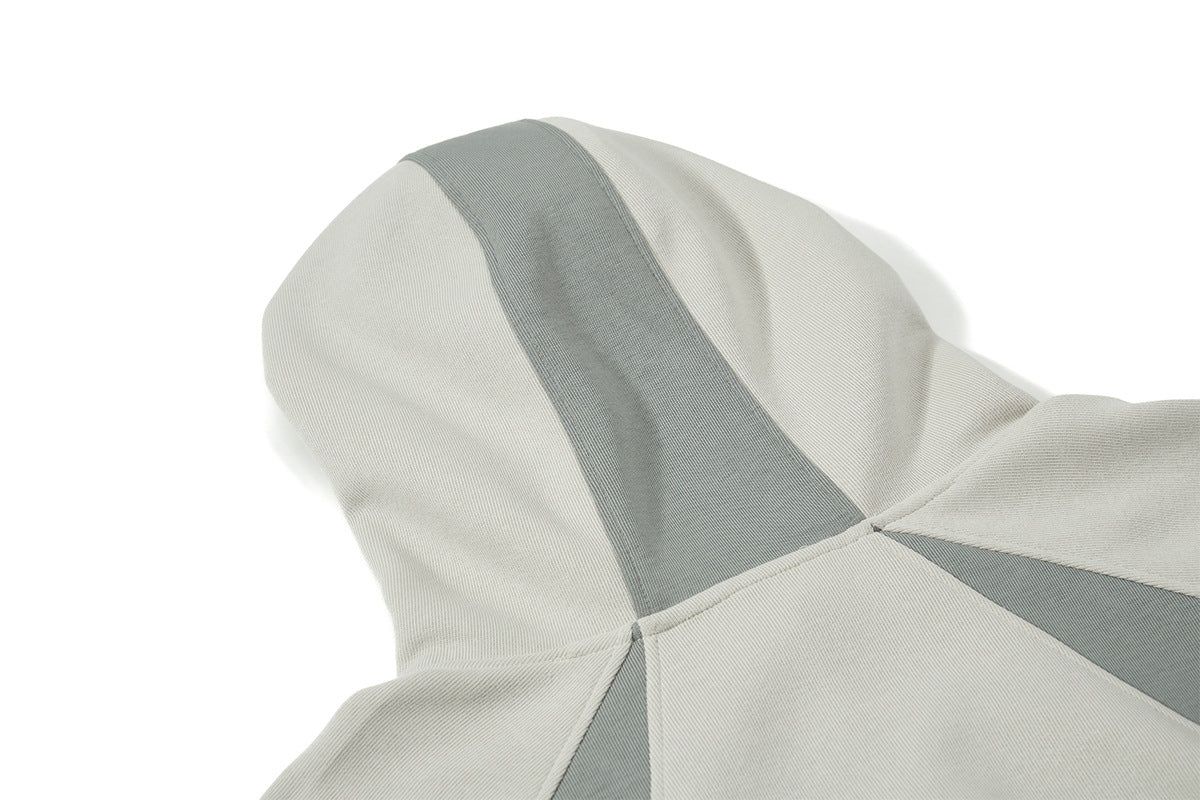 Panel Raglan Design Hoodie