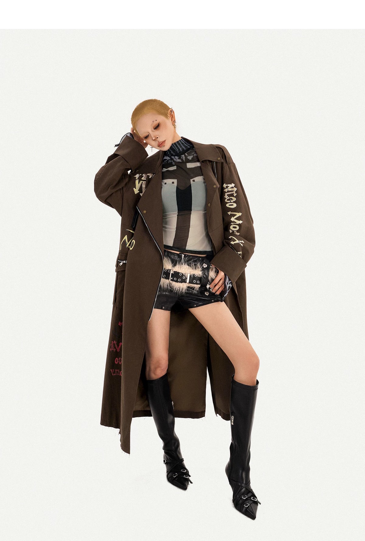Tailored Lapel Oversize Long Coat