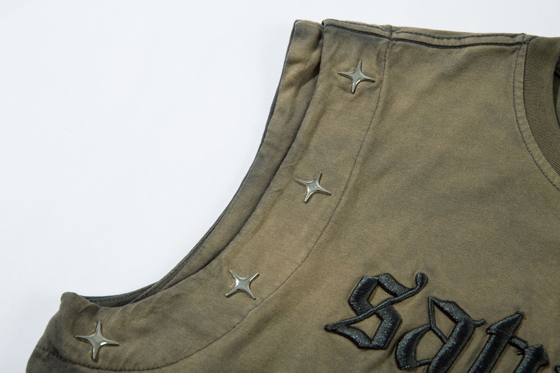 Gradient Star Studs Tank Top