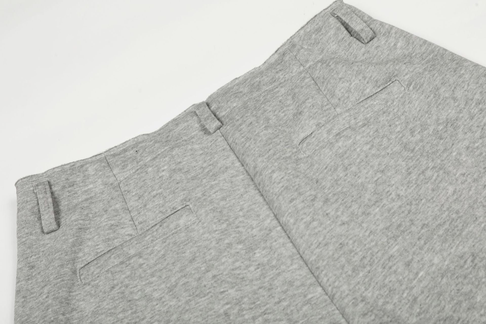 Deconstruction Irregular Curved Seam Wide Leg Sweatpants