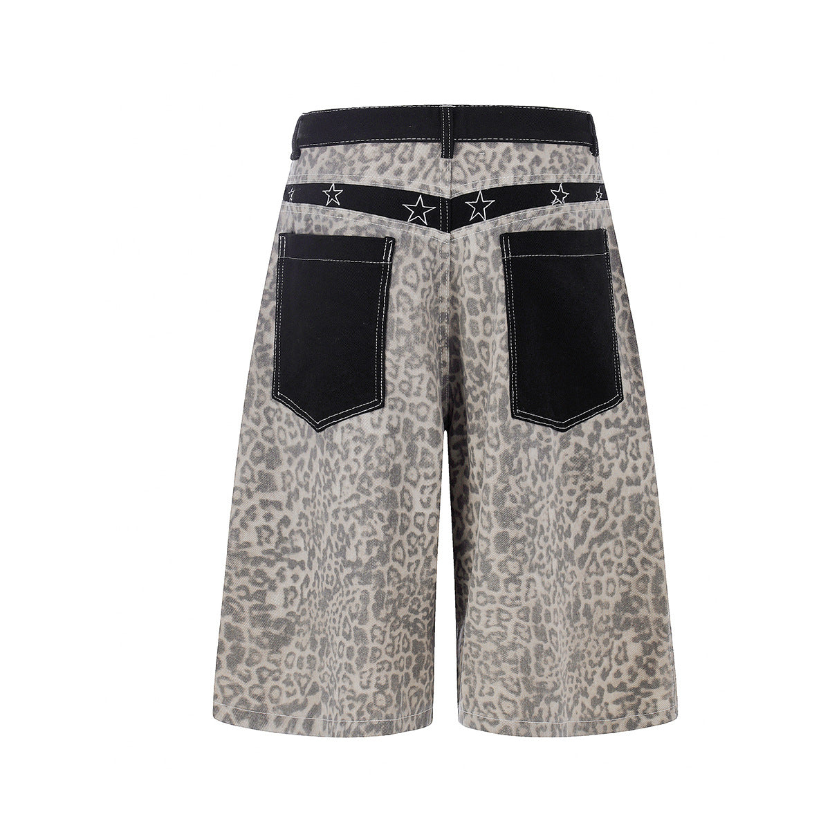 Leopard Star Pocket Jort