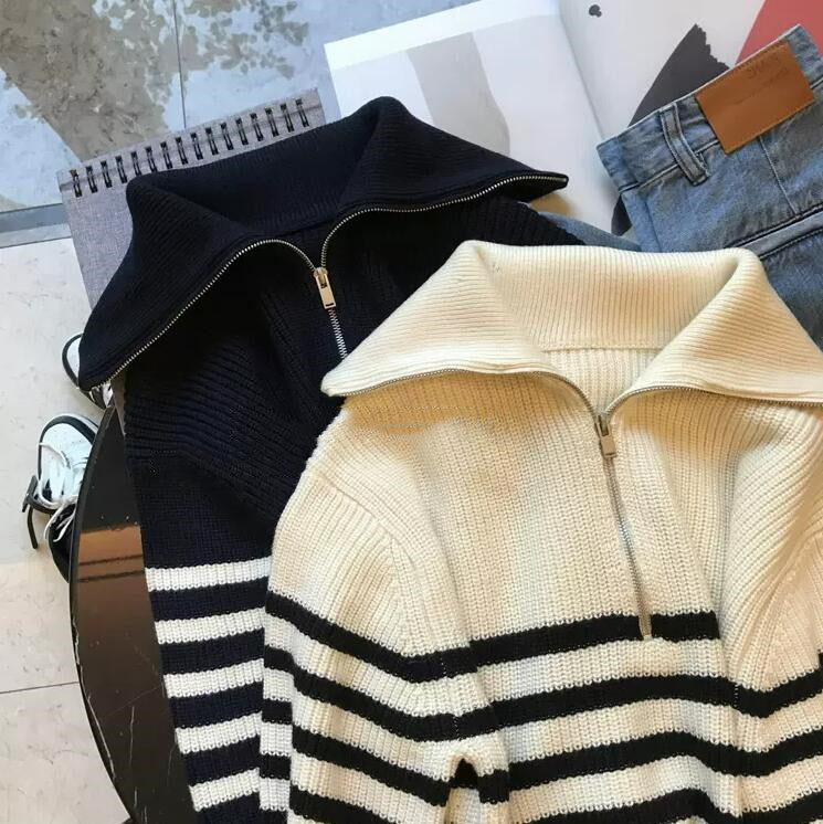 Striped Pullover Sweater