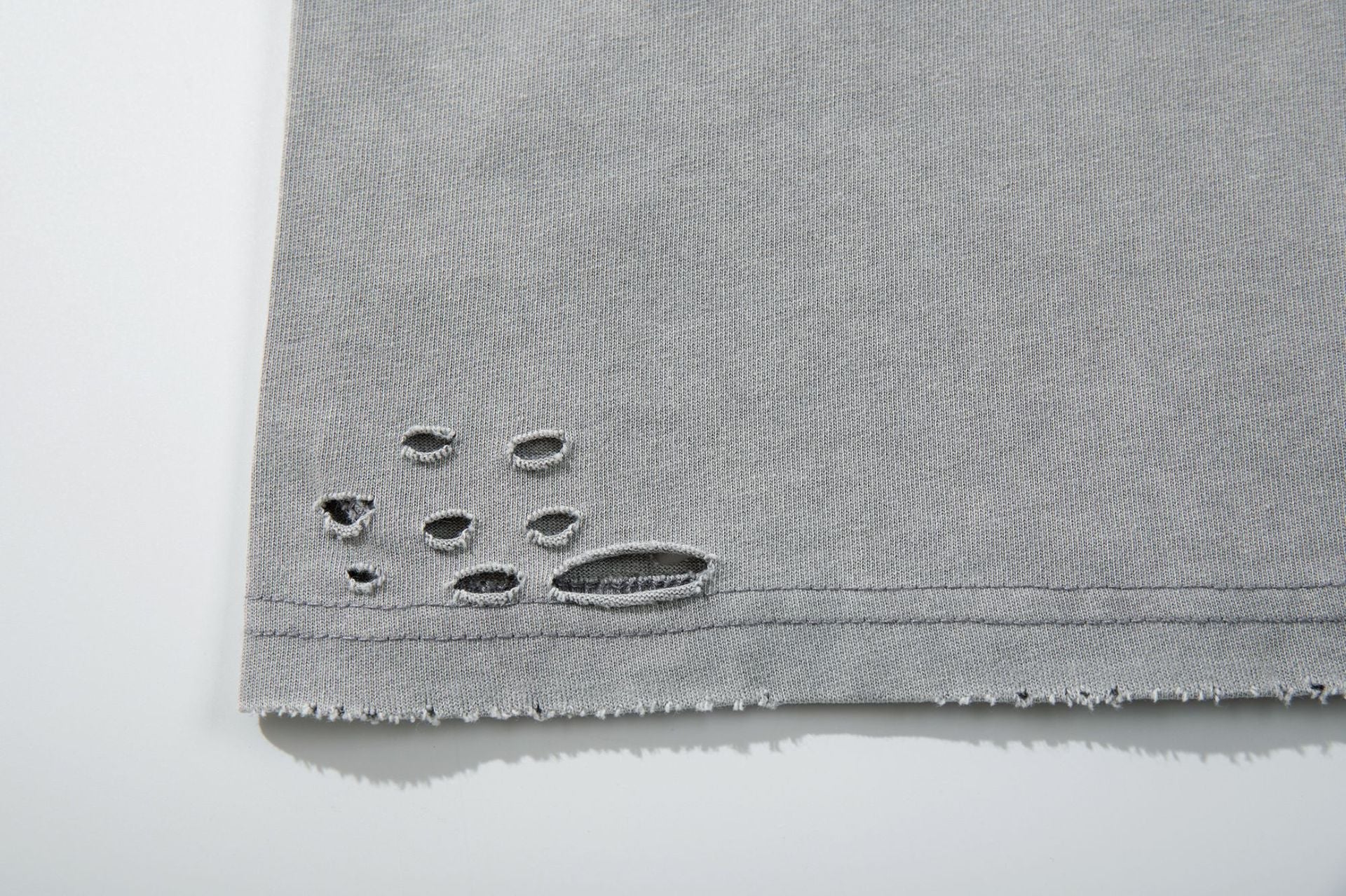 Washed Damage Short Sleeve T-Shirt