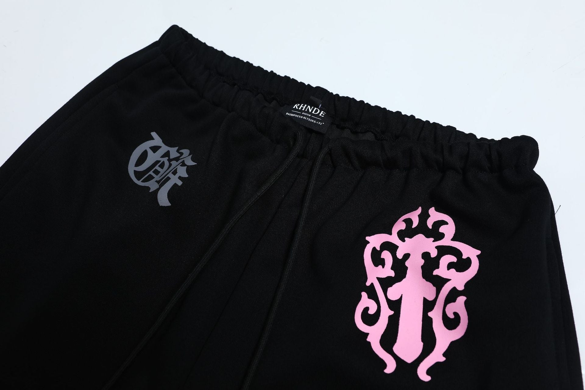 Graphic Print Wide Leg Sweatpants