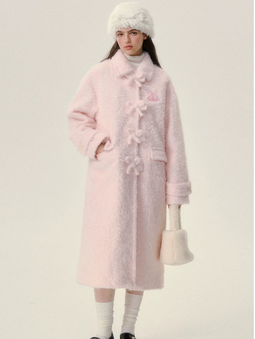 Mid-Length Thick Fake Fur Coat