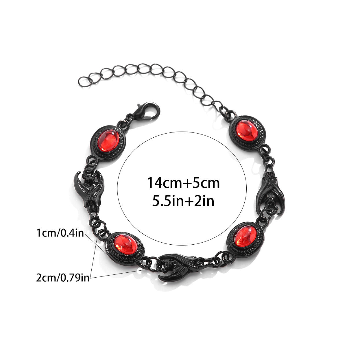 Collier et bracelet gothique Bloody Mary