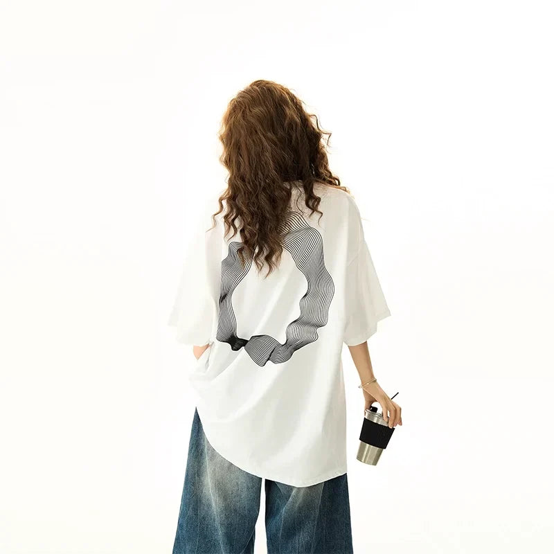 Geometric Print Short Sleeve T-Shirt