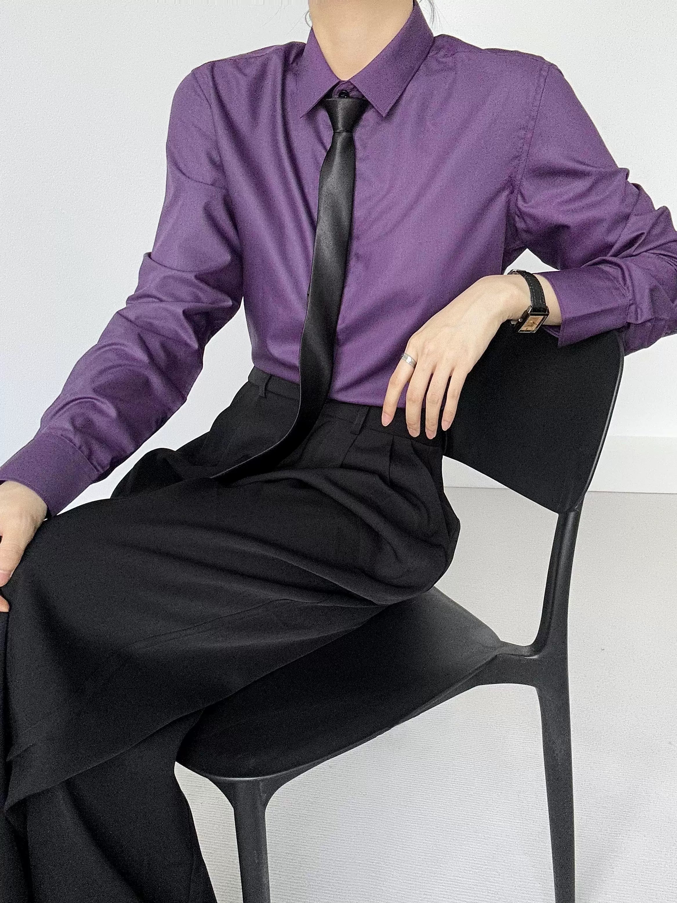 Plain Long & Short Sleeve Shirt