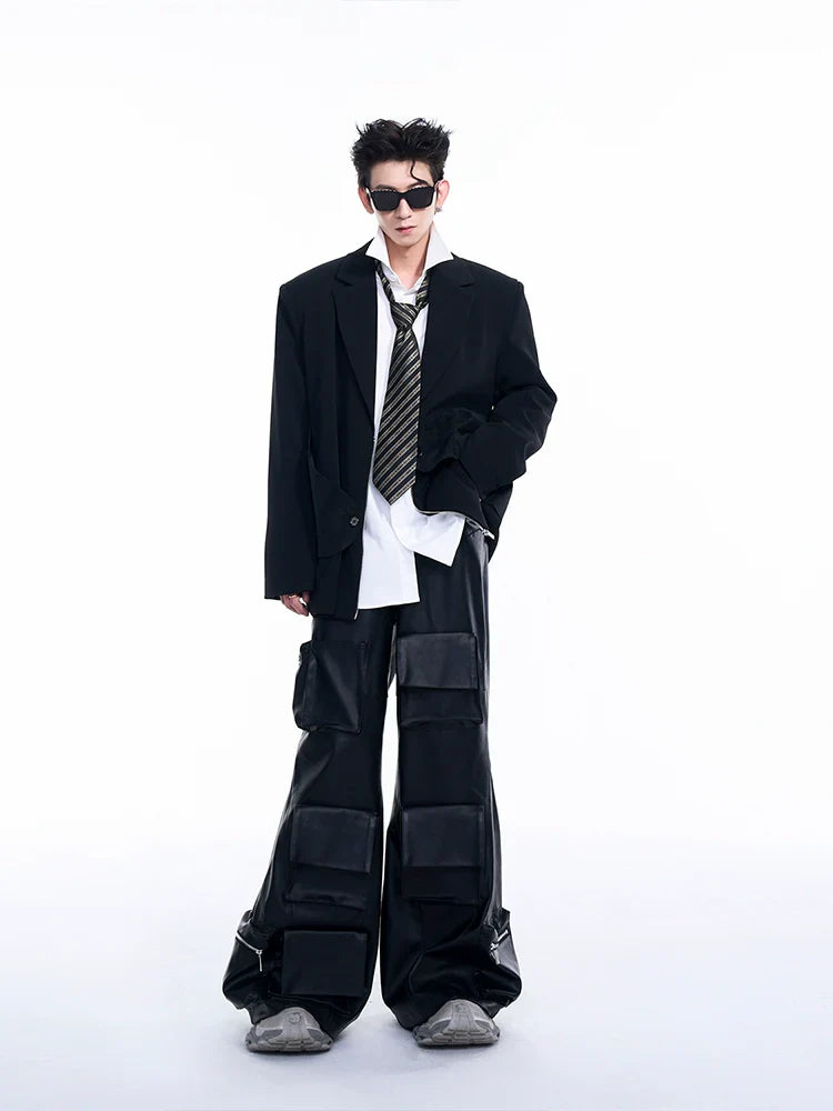 Oversize Shoulder Pad Tailored Jacket