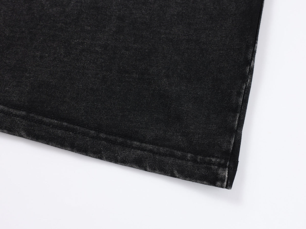 Washed Panel Short Sleeve T-Shirt