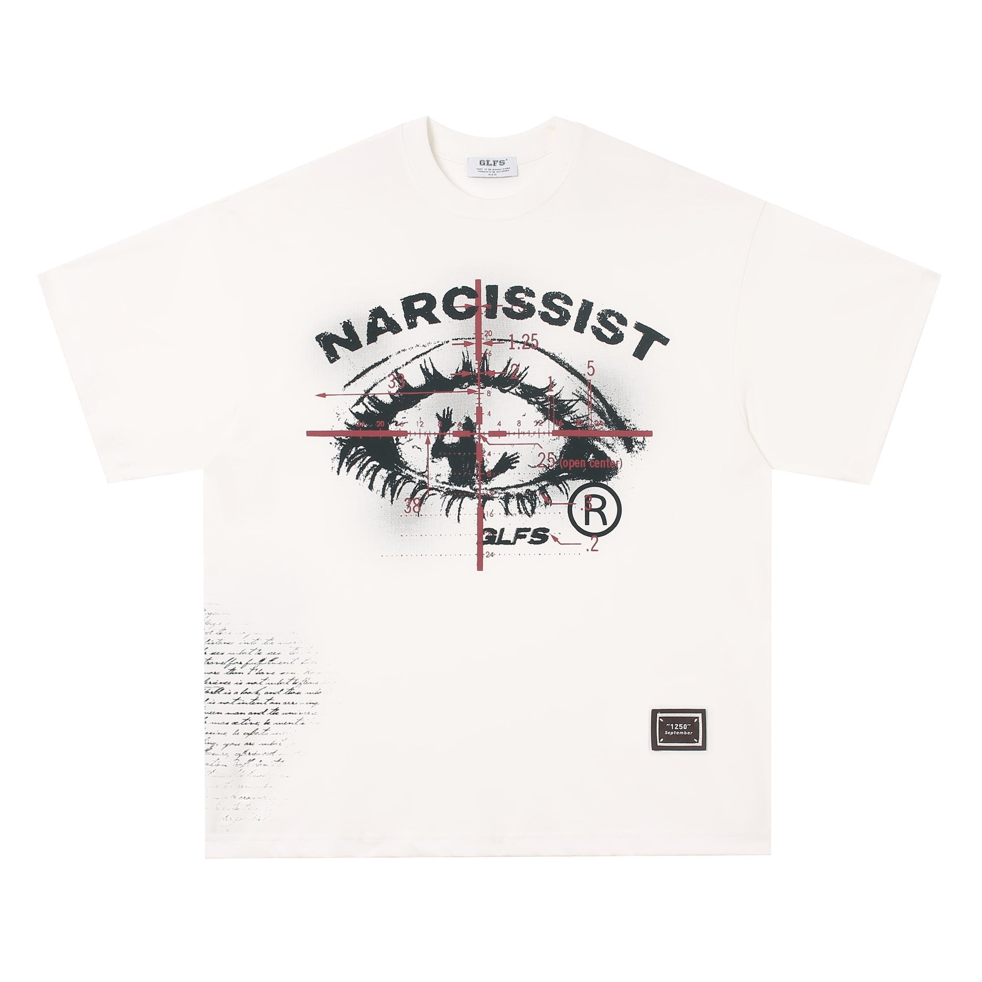 Eye Graphic Letter Print Short Sleeve T-Shirt